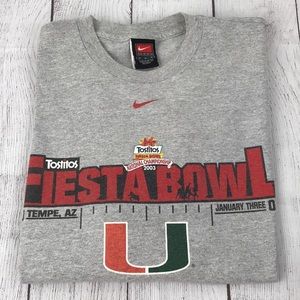 Vintage NIKE Men's TOSTITOS FIESTA BOWL - 2003 State National Championship Shirt